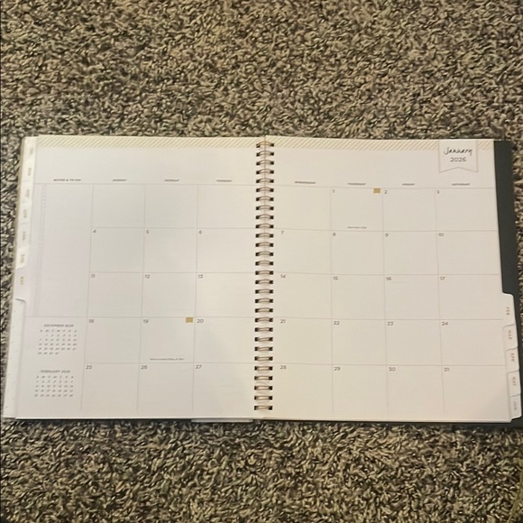 Blue Sky Day Designer 2025-2026 Planner - Black and White - Picture 10 of 10